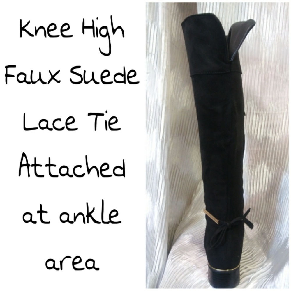 ๐Women's Tall Faux Suede Knee High Boots ๐ - Picture 7 of 8